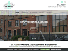 Tablet Screenshot of paintersstockport.co.uk